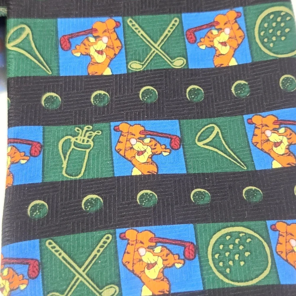 Disney By Exquisite Apparel Tiger Jacquard Golf Tie, 58
